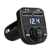 Produktbild FM Transmitter, Cootway Bluetooth FM Transmitter Wireless Radio Audio Adapter Car Kit with Handsfree Phone Call, Dual USB Car Charger, TF Card, U-Disk, Bluetooth Music Transmision to Car Stereo System