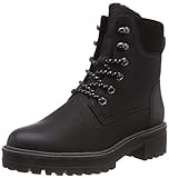 Teddyfell-Futter Tamaris Damen 26250-21 Combat Boots, Schwarz (Black 1), 40 EU