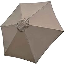 Tissu De Rechange Pour Parasol De Jardin (2m/3.0m) Dessus