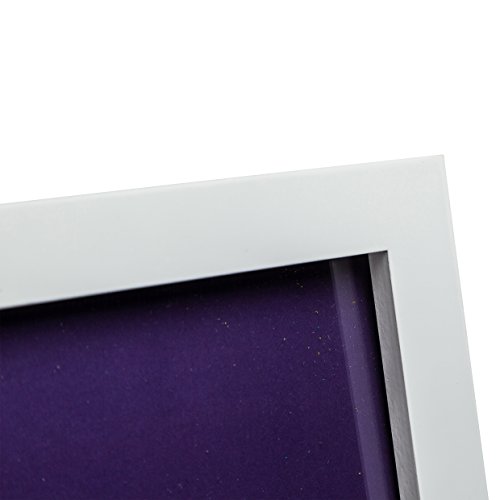 Hampton Frames WENWHTA4P-FBA Wentworth Bilderrahmen aus Holz A4 (21 x 30 cm) in weiß mit Plexi-Glas - 3