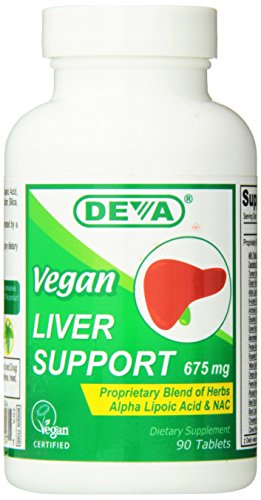 Deva Nutrition - Ayuda Vegan mg 675 del hígado. - 90 tabletas