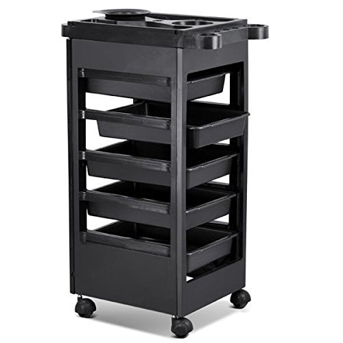 tinxs Salon Hairdresser Barber Beauty Storage Trolley Hair Drawers Roller Cart Spa NEW