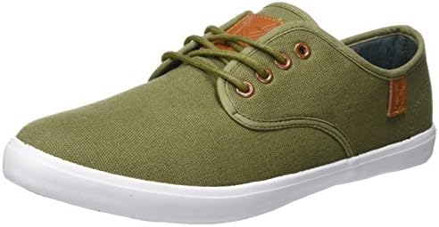 POLO club Men's Derby Thinsole Trainers Green Size: 9 UK