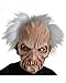 Produktbild Horror-Shop Crazy Professor Zombie Maske mit weißen Haaren im Einstein Look