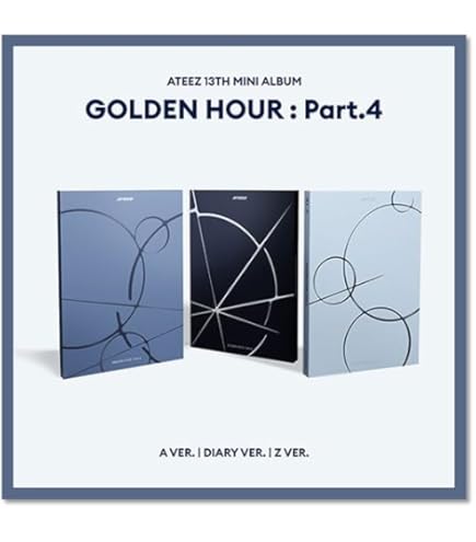 ATZ ATEEZ GOLDEN HOUR : Part.4 [Digipack 8 Ver Set] 13th Mini