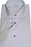  XACUS - Camisa de hombre modelo 608ml 16125301 Vestibilitaapos Slim Stretch Col. Blanco. Talla del cuello: 44-17,5 cm.