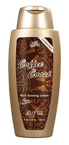 Art of sun Trend tano Logy Coffee Coast Rich TANNING Loción con bronzer 250 ml Solarium Maquillaje - By Beauty & legwear Store