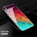 Produktbild GUYISJK iPhone-Handyhülle Mobile Phone Case Apple XS Max Leopard Paare Handy Setzt Lustige Show Verlieben Glas Persönlichkeit Kreative Handy Schutzhülle, Rainbow Country (Apple XS Glas)