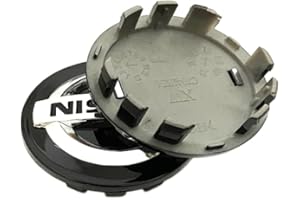 LLWQUANZSS KOUNNENA Tapas para Llantas tapacubos tapabujes Tapas de Cubo de Centro de Rueda 54mm para j10 j11 j12 N15 N16 N17 Y60 Y61 Y62