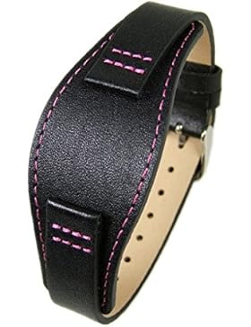 Ersatzband Uhrenarmband Leder Band Unterlageband 14mm schwarz s.Oliver SO-2233-LQ