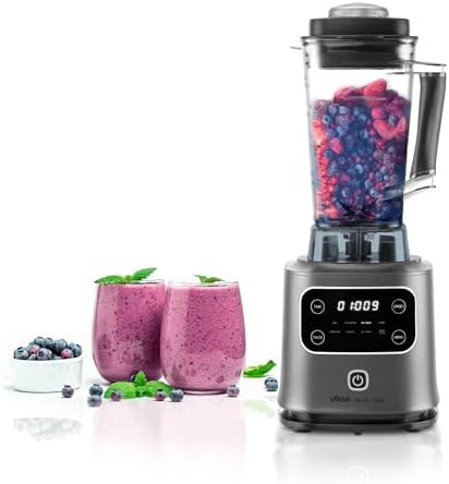 Ufesa Mystiz Topaz Frullatore ad Immersione, 2000W, Caraffa in Tritan da 2L, Controllo di Velocità Elettronico, Display Touchscreen, 6 lame in Inox, 8 Programmi Automatici, Trita Ghiaccio