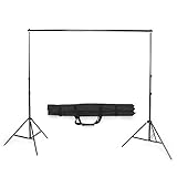 Hintergrund Supportsystem inkl. 2x 2m Stative, 1x 3m Querstange, 1x Tragetasche.