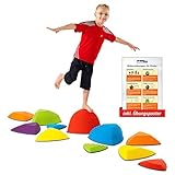  Sport-Tec Hügelkuppen-Set, Balance Spiel, Balancierspiel, Kinder, Kindergarten, 11-tlg.