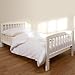 Tippitoes WHITE Wooden Junior Bed + Deluxe SPRING Mattress