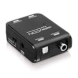 koaxial ethernet konverter Konvertiert digitale Audiosignale von optisch (Toslink) auf koaxial (Cinch) und umgekehrt von koaxial auf optisch (bidirektional)