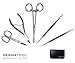 Premium Ingrown Toenail Kit Podiatrist, Health Foot Care, Pedicure,Surgical Grade Stainless Steel Ingrown Toenail Remover, 5.5” Precision Toenail Clippers, Ingrown Toenail File, Toenail lifter, Hemostat Forcepts, Nail Scissors w/ Storage Case