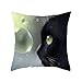 Produktbild serliy Schwarze Katze Design Einfache Taille Wurf Flauschige kissenbezüge kissenhüllen Spannbettlaken sofakissenbezug günstige schöne Moderne Plüsch Hohe Qualität Polsterung Baumwolle bettwäsche