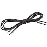 Tylastic Shoelaces, 61cm x 0.48cm, Black, 3 Pairs