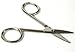 Forged Nail Scissors 3.5" with Straight Tip - Cutting Edge Length: 2.4 cm