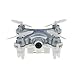 Produktbild HAIBEI Wifi FPV RC Quadcopter RC Drohne mini rc Quadrocopter Cheerson CX-10W CX10W mit 720P Kamera 2.4G 4CH 6 Axis LED, Silber
