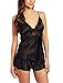 Produktbild Damen Sexy Spitze durchsichtig Reizwäsche Nachtkleid Bademantel Perspektive Teddy Reizwäsche Reizvolle Frauen Lingerie Dessous Reizvolle Lingerie (XXL, schwarz)