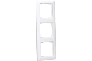 VOLTKING GIRA System 55 021304 Cover Frame Triple Frame Pure White Satin Finish