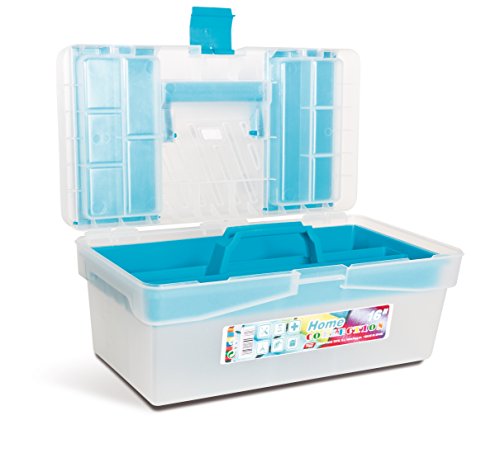 Tayg Werkzeugkoffer Home 16″ / 400 x 217 x 166 mm / blau-transparent, transparent, 112591 - 2