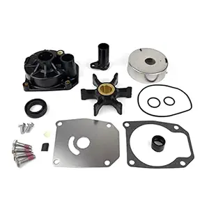 Wingogo 432955 Water Pump Impeller Repair Kit for Johnson Evinrude OMC Outboards 40-50-60-65-70-75 HP Sierra 18-3389 Replaces 436957 438591 432956 436955 436954 389142 435673 391049 319277 390011