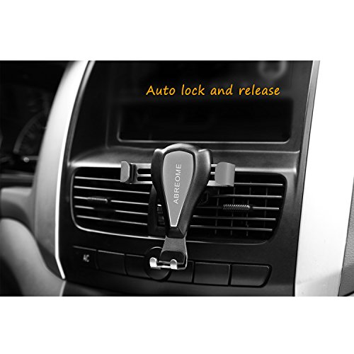 iPhone Supporto Auto, abreome supporto gravitÃ  Auto Universale per Smartphone di ventilazione per iPhone 7, 7PLUS, 6S, 6, Samsung Galaxy S8, S7, Galaxy Note 4Â e qualsiasi altro smartphone