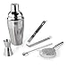 Produktbild Itian 550ml Kapazität 5pcs Edelstahl Shaker Set --- Shaker, Sieb, Messbecher, Löffel, Zange