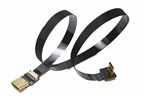 Neue schwarze FPV HDMI Kabel Mini Schnittstelle zu Standard-Schnittstelle für 5D3 5D2 GH3 GH2 5N 5T 5R 7N 60CM
