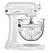 Produktbild KitchenAid 5KSM6521XEFP Frosted Pearl (Küchenmaschine, 503 Watt, weiß)