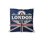 'Coussin 'Union Jack London avec fermeture éclair | Coussin | Coussin | Coussin | pour petite amie cadeau | Coussin Doudou - Coussin Décoration - Cadeau Pour Maman - Salon Décoration - Prix à la tige®
