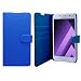 Produktbild Samsung Galaxy A5 2017 Hülle Blau Schlicht PU Lederetui Klapphülle Abdeckung Gadget Boxx