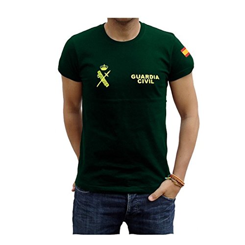 Piel Cabrera Camiseta Guardia Civil (Talla S, Negro)