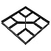 Produktbild BigBig Style Pflasterungs-Betonform-Schritt-Steinform-Garten-Rasen-Straßen-Straßenbetoniermaschinen-Weg-Garten-Rasen-Form
