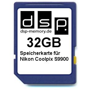 DSP Memory Z-4051557429581 32GB Speicherkarte für Nikon COOLPIX S9900