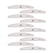 MAKARTT 10pcs/ pack Professional Zebra Nail Files Washable Double Sided Emery Board 100/180, 100/100, 150/150, 240/240 Grit Nail Buffering Files