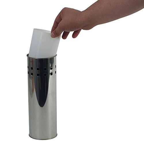 KELA 22532 WC-Bürste und Behälter, WC-Garnitur, Edelstahl 18/10, Leo, Silber Matt - 3