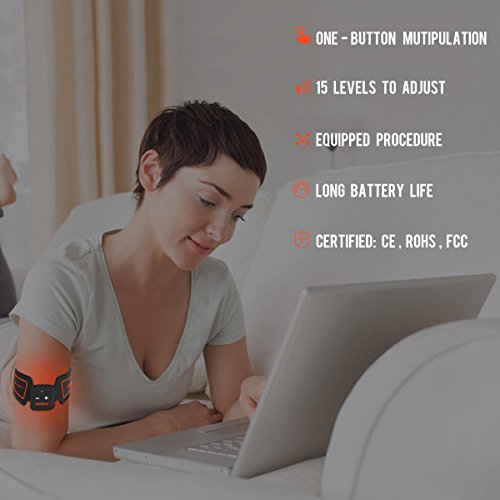 El Mejor Precio Electroestimulador Muscular Abdominales HURRISE
Masajeador Eléctrico Cinturón, Abdomen / Brazo / Piernas / Cintura
Entrenador Muscular, USB Recargable, 15 Niveles de Intensidad (Hombre /
Mujer) En línea