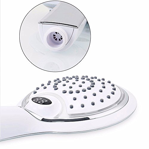 GuDoQi® LED dusche spray kopf mit temperaturfühler die digitale anzeige 3 farben ändern wasser betrieben - 6