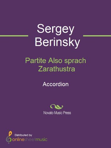 Partite Also sprach Zarathustra - Accordion (English Edition) Partite Also sprach Zarathustra - Accordion (English Edition)