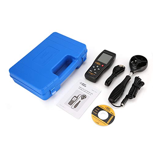 Preisvergleich Produktbild Wafalano Smart Senor AS856 Digitales Anemometer Thermometer Wind Luftgeschwindigkeit Messgerät Meter Windmeter Temperatur Tester Poratable messung