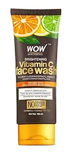 WOW Skin Science Brightening Vitamin C Face Wash - No Parabens, Sulphate, Silicones & Color (100mL)