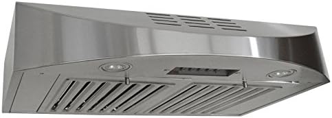 KobeRange Hoods KOBE CHX3830SQBD-3 Brillia 30-inch Ductless Under Cabinet Range Hood 3-Speed 400 CFM LED Lights Baffle Filters