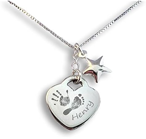 personalised handprint charm