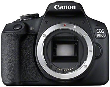 Canon Eos 2000D DSLR Camera Body - Black
