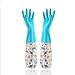 Produktbild Bunte Finger Premium wasserdichte Handschuhe Latex PVC wiederverwendbare dauerhafte Handschuhe Geschirrspülen Gummihandschuhe Haushalt Hausarbeit Handschuhe warme Handschuhe (blau) (Blue)