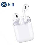 AIJEESI Auricolari Bluetooth V5.0 con Riproduzione di 10 Ore,Microfono Audio Stereo HD,Design Separato da biauricolare...