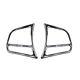 Material, Kohlefaser Demarkt Carbon Faser Stil Lenkrad Dekoration Rahmen Besatz für 1er F20 2012-2018/ 2er F21 2014-2018/ 3er F30 2013-2018/ 3GT F34 2013-2018/ 4er F32 2013-2018, 1 Paar